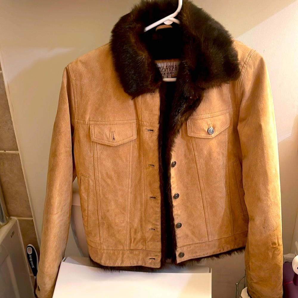 NWOT- Genuine Leather & Suede Jacket